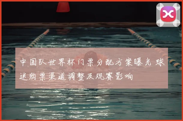 中国队世界杯门票分配方案曝光 球迷购票渠道调整及观赛影响
